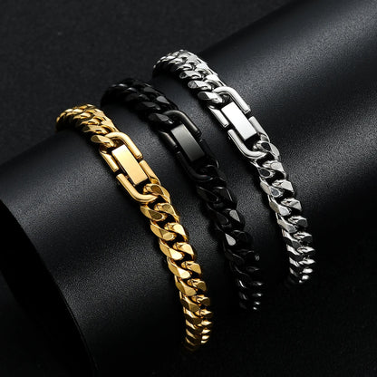 Titanium Steel Eternity Bracelet for Men