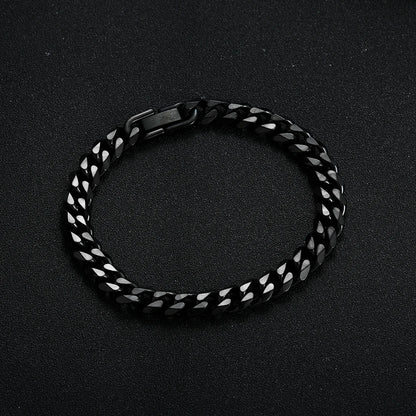 Titanium Steel Eternity Bracelet for Men