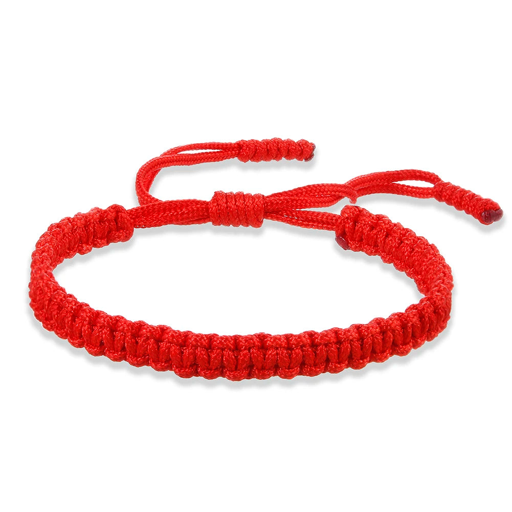 Red String Bracelets Bangles with Adjustable Handmade Rope for Men & Women