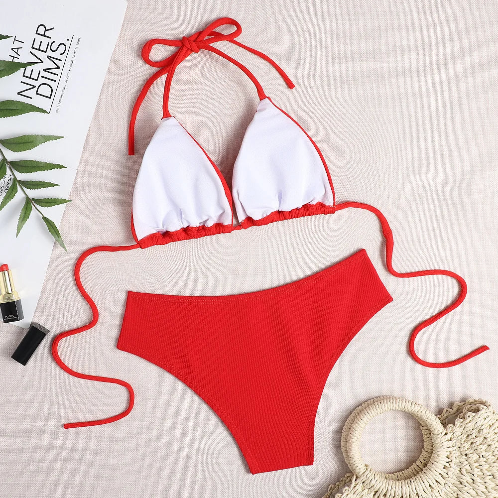 Brazilian Push-Up High Waist Bikini Set