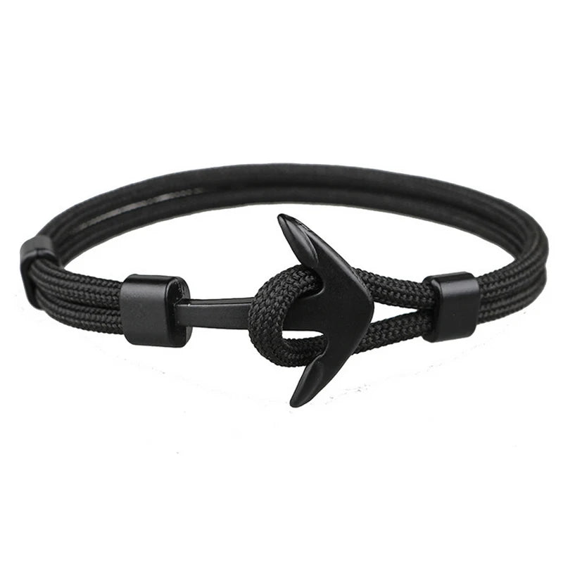 Men Rope Chain Anchor Bracelet Stylish with Durable