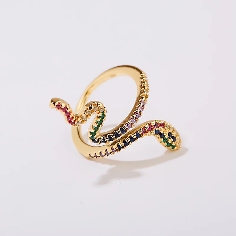 High Quality Gold Color Open Double Arrow Ring for Women and Girls