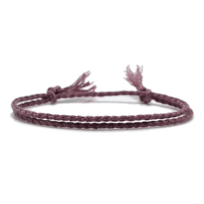 Handmade Woven Cotton Twisted Rope Bracelet