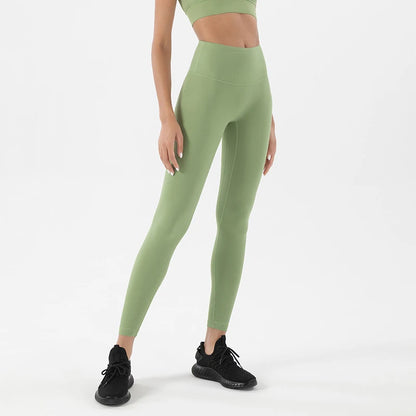 Women's High Waist Yoga Leggings with Breathable and Comfortable Fitness