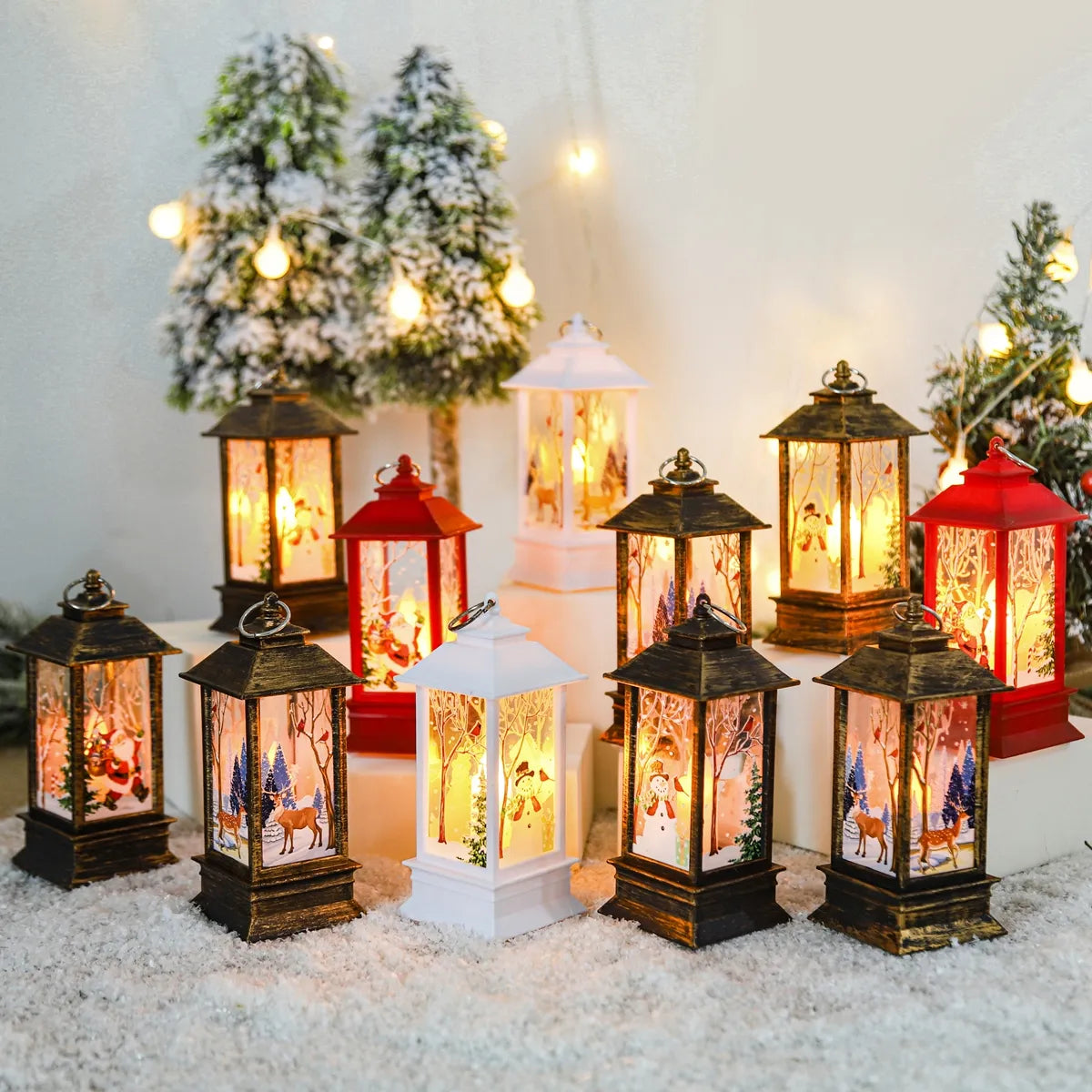 Christmas Lantern Light Merry Christmas Decorations for Home