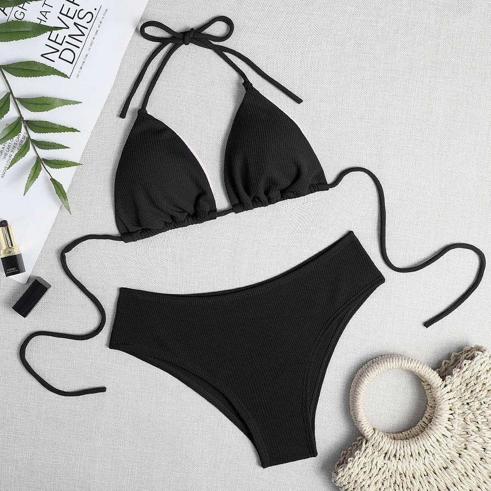 Brazilian Push-Up High Waist Bikini Set