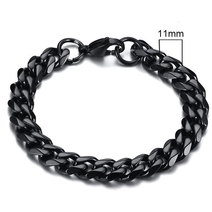 Unisex Stainless Steel Punk Eternity Bracelet