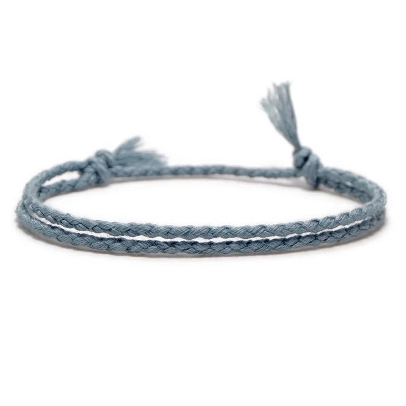 Handmade Woven Cotton Twisted Rope Bracelet