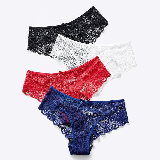 Sexy Lace Panties - Women’s Breathable Briefs for Everyday Comfort