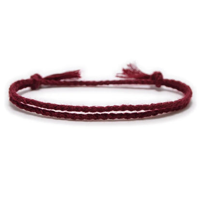 Handmade Woven Cotton Twisted Rope Bracelet