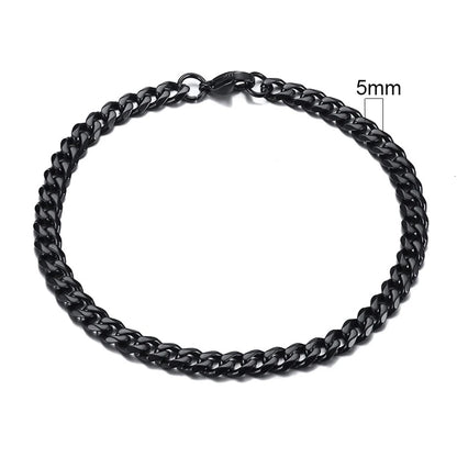 Unisex Stainless Steel Punk Eternity Bracelet