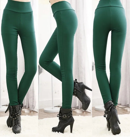 High Waist Stretch Pencil Skinny Cotton Leggings for Women