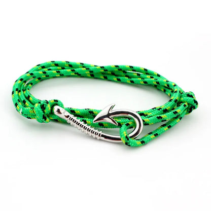 Stylish Navy Style Multilayer Rope Anchor Bracelet for Men