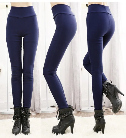 High Waist Stretch Pencil Skinny Cotton Leggings for Women