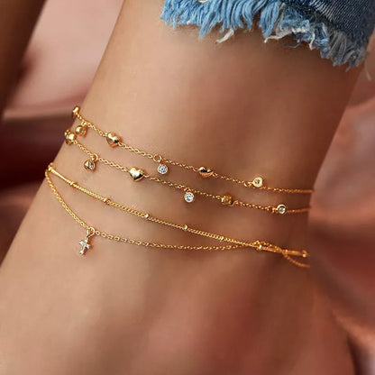 Bohemia Summer Beach Chain Anklets for Women