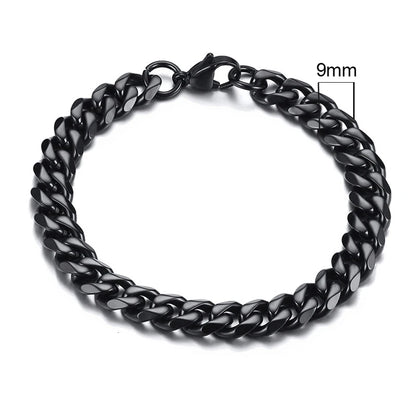 Unisex Stainless Steel Punk Eternity Bracelet