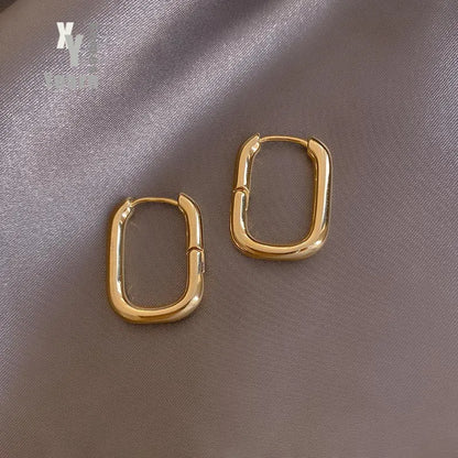 Metal Hoop Earrings