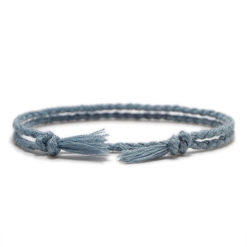 Handmade Woven Cotton Twisted Rope Bracelet