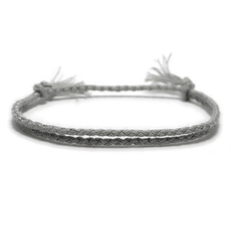 Handmade Woven Cotton Twisted Rope Bracelet