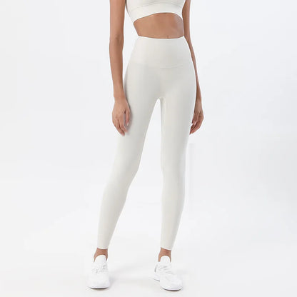 Women's High Waist Yoga Leggings with Breathable and Comfortable Fitness
