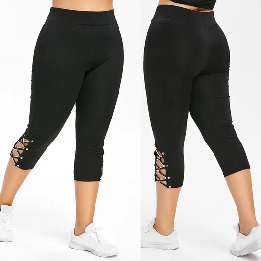 Women's High Waist Capri Leggings – Soft, Stretchy & Perfect Fit