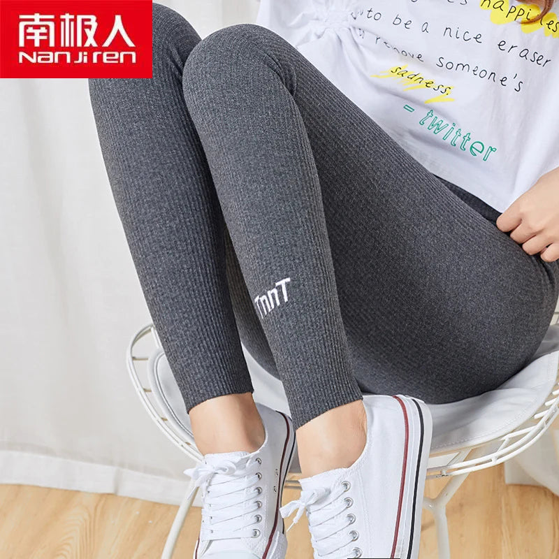 Women's Stacked Cotton Leggings with Casual, Warm & Stylish