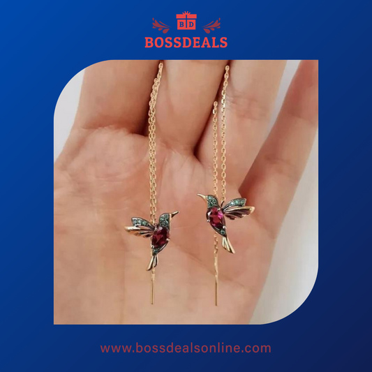 Little Bird Drop Long Hanging Earrings from Bossdeals