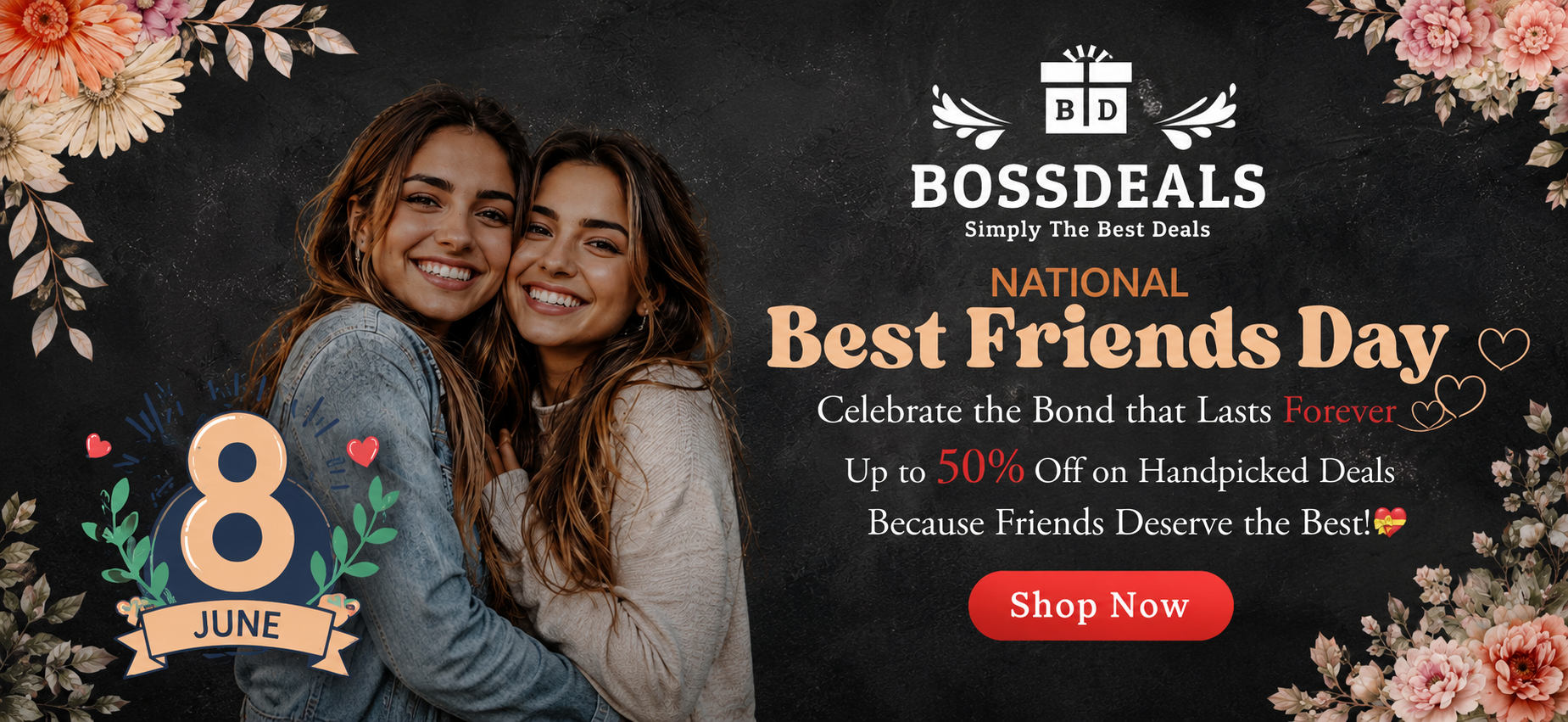 National Best Friends Day Deals at bossdeals online