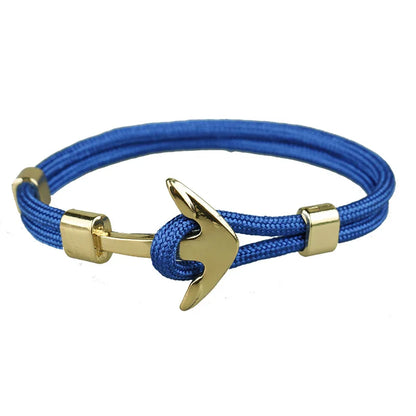 Men Rope Chain Anchor Bracelet Stylish with Durable