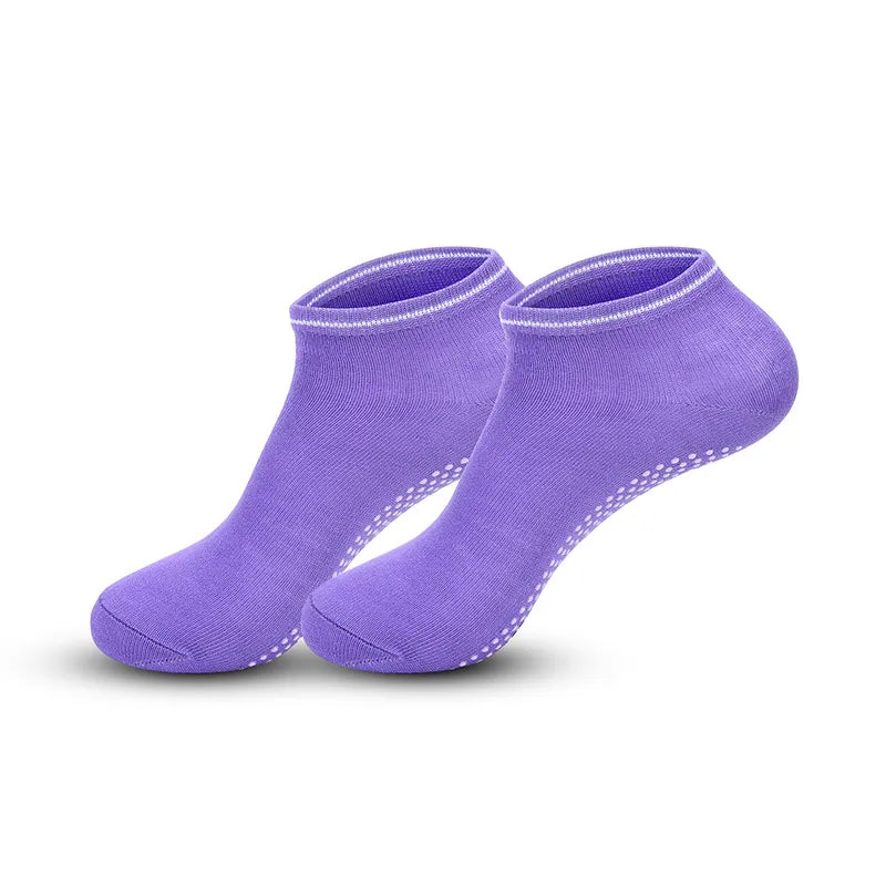 Anti-Slip Yoga Socks purple