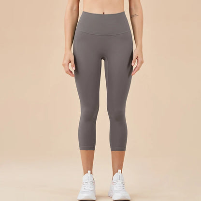 Women's High Waist Yoga Capri Pants