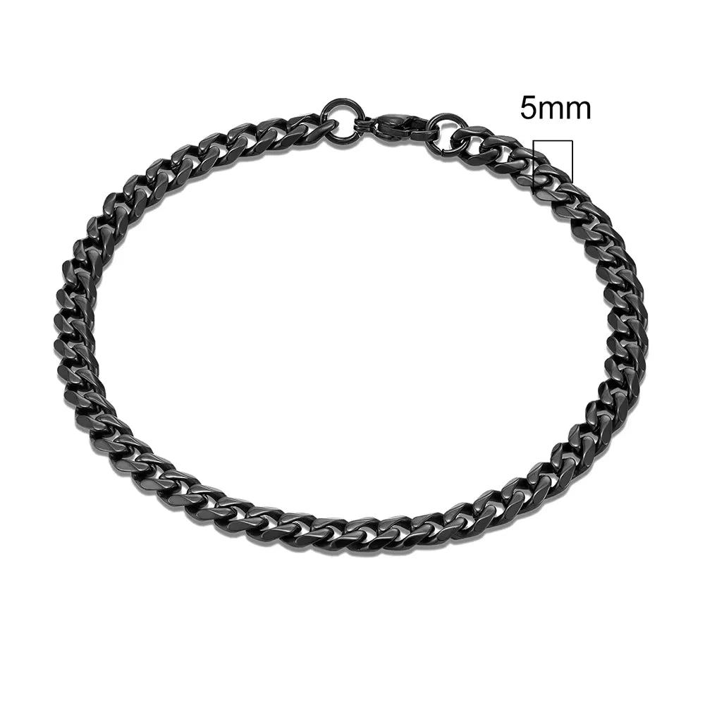 Stainless Steel Silver Color Eternity Bracelet For Women