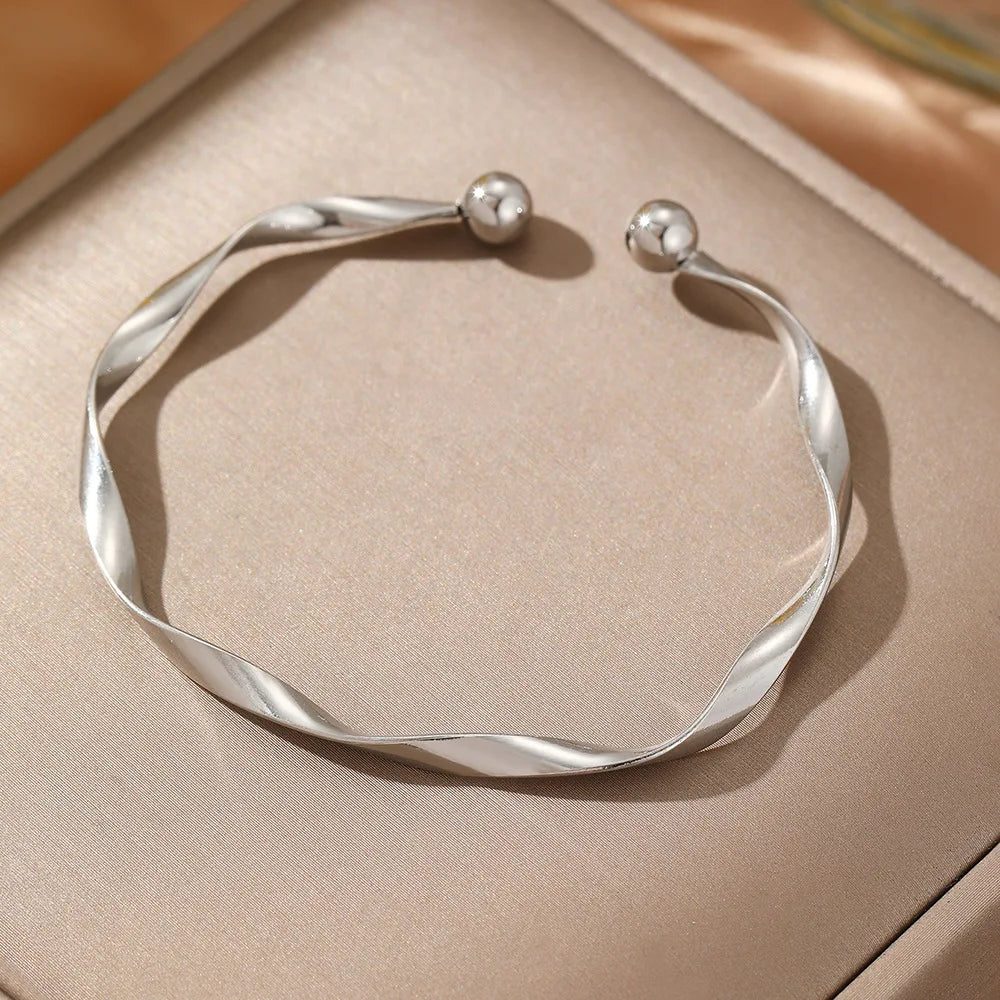 925 Sterling Silver 4MM Twisted Rope Bracelet