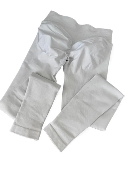 High Waist Seamless Scrunch Butt Leggings for Women – Tummy Control Workout Pants