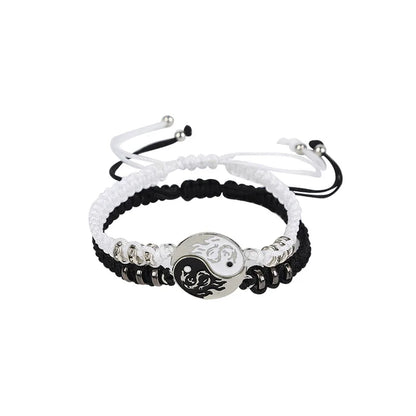 Couple Knot Bracelet for Lovers with Handmade Adjustable Friendship Bangles