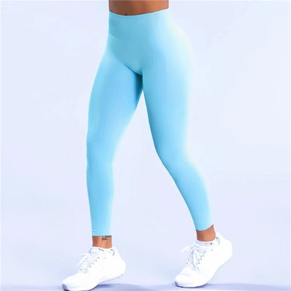 Women's Scrunch Bum Seamless Yoga Leggings with Tummy Control