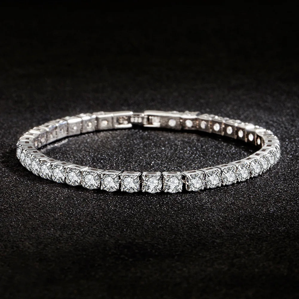 S925 Sterling Silver Eternity Bracelet