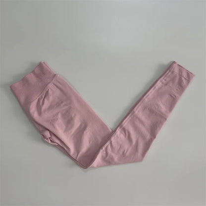 Scrunch Butt Leggings Women – Low Ribbed Waist Seamless Workout & Yoga Pants