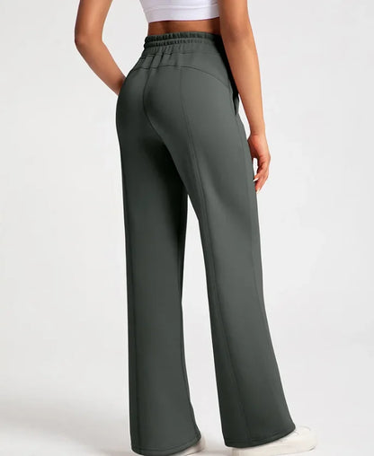 TikTok Viral High Waisted Loose Yoga Leggings – Sand Washed Modal Pants for Women