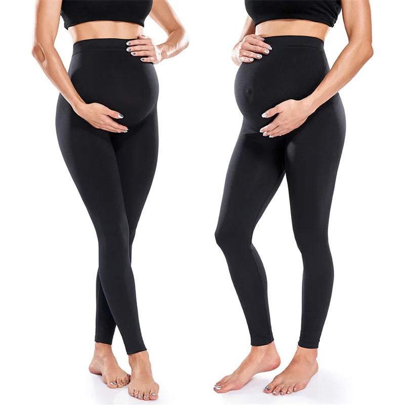 High Waist, Belly Support & Comfort Maternity Leggings for Women