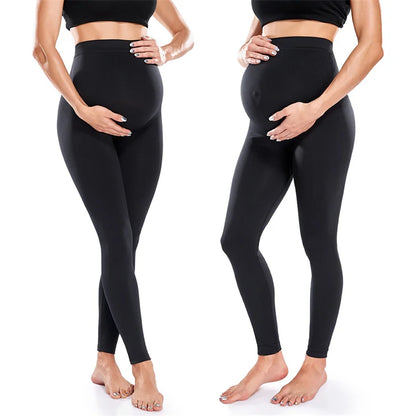 High Waist, Belly Support & Comfort Maternity Leggings for Women