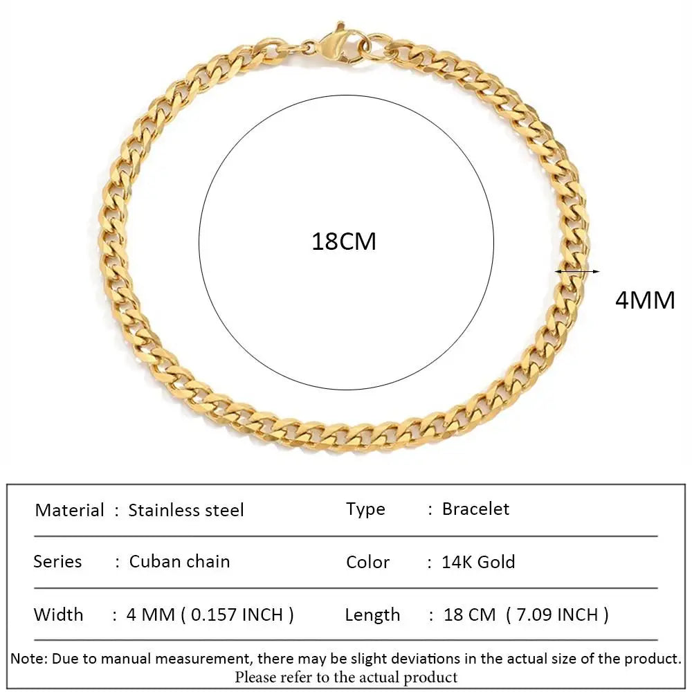 Stainless Steel Classic Eternity Bracelet for Women