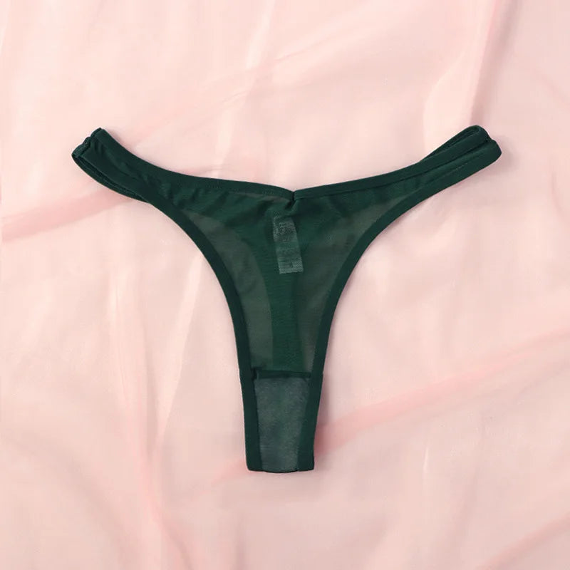 Lace Low-Rise Women Thongs G-String Seamless Panties