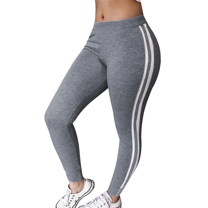 Cotton Yoga Pants High Waist Gym Leggings for Women