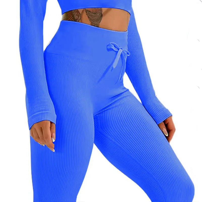 High-Waist Sports Seamless Tummy Control Leggings for Women