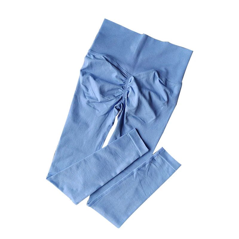 High Waist Scrunch Butt Leggings for Women – Seamless Yoga & Workout Pants