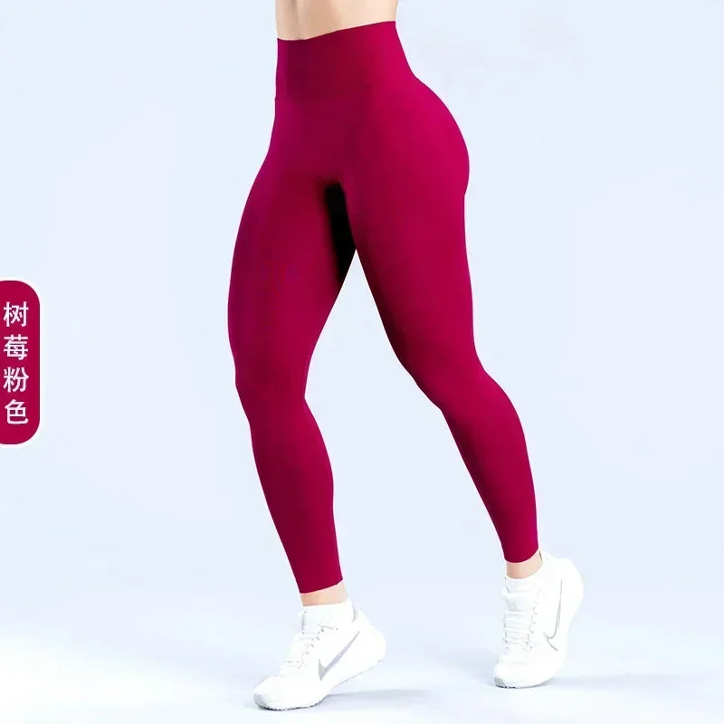 Women’s High-Waisted Seamless Scrunch Butt Leggings for Gym & Yoga