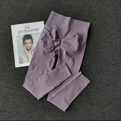 High Waist Scrunch Butt Leggings for Women – Seamless Yoga & Workout Pants