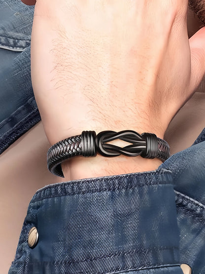 Valentine's & Birthday Gift Leather Bracelets for Men – Stylish & Classic