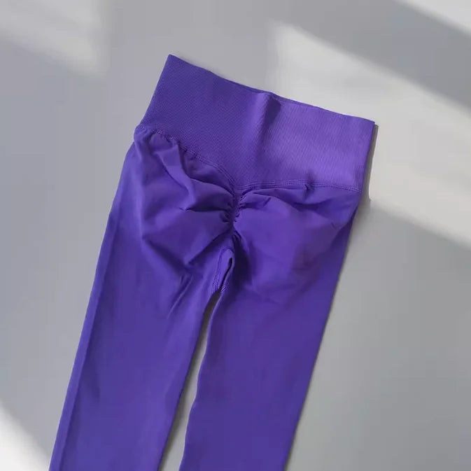 High Waist Scrunch Butt Leggings for Women – Seamless Yoga & Workout Pants